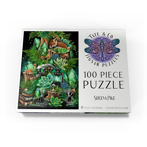 Jade Hollow Baby Fox - Sheena Pike 100 Jigsaw Puzzle box view3