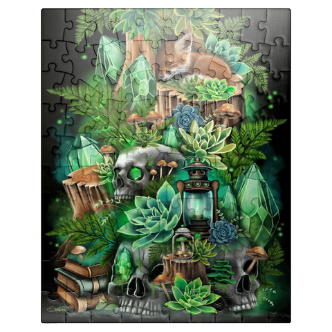 puzzleplate Jade Hollow Baby Fox - Sheena Pike 100 Jigsaw Puzzle