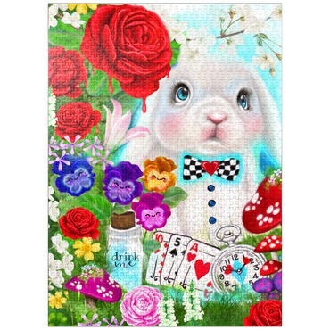 puzzleplate The White Rabbit - Sheena Pike 1000 Jigsaw Puzzle