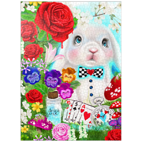 puzzleplate The White Rabbit - Sheena Pike 1000 Jigsaw Puzzle