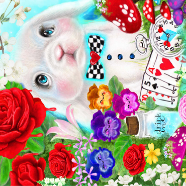 The White Rabbit - Sheena Pike 100 Jigsaw Puzzle 3D Modell