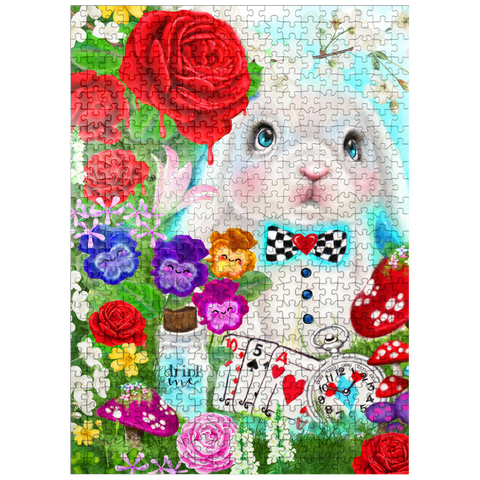 puzzleplate The White Rabbit - Sheena Pike 500 Jigsaw Puzzle