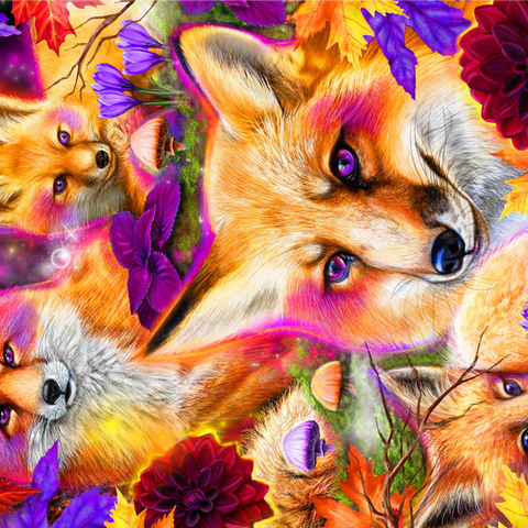 DayDream Red Fox in Forest - Sheena Pike 1000 Jigsaw Puzzle 3D Modell