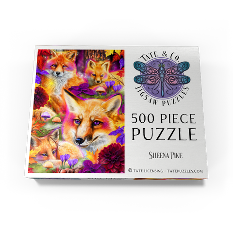 DayDream Red Fox in Forest - Sheena Pike 500 Jigsaw Puzzle box view3
