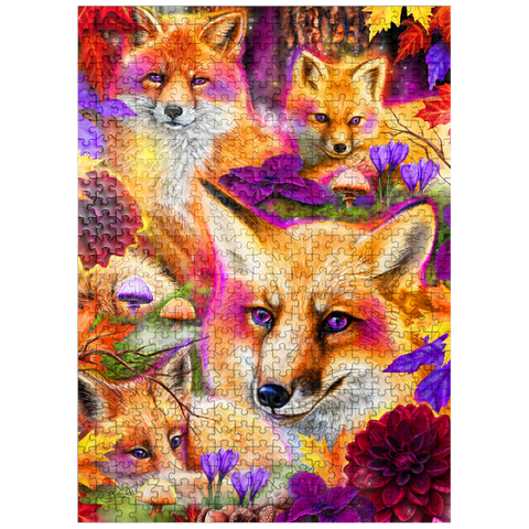 puzzleplate DayDream Red Fox in Forest - Sheena Pike 500 Jigsaw Puzzle
