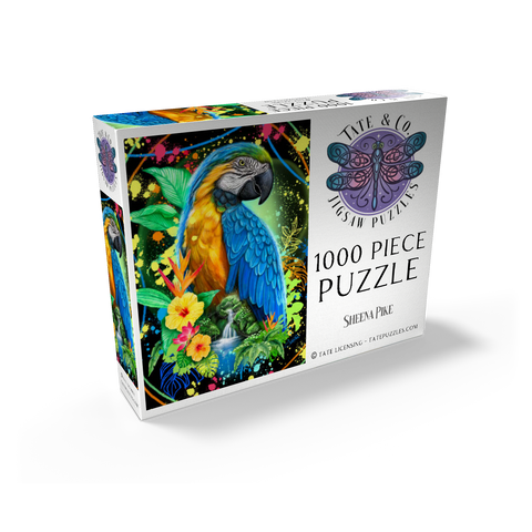 Blue Macaw Animal Spirit - Sheena Pike 1000 Jigsaw Puzzle box view2