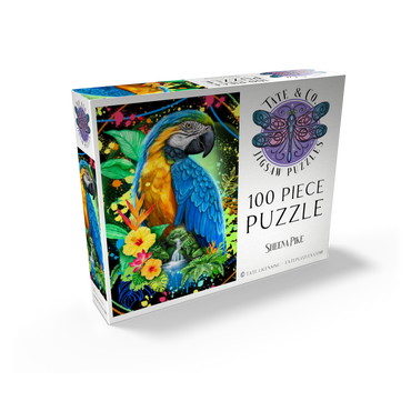 Blue Macaw Animal Spirit - Sheena Pike 100 Jigsaw Puzzle box view2
