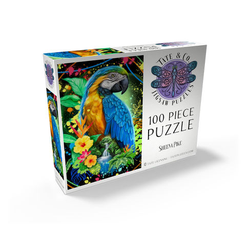 Blue Macaw Animal Spirit - Sheena Pike 100 Jigsaw Puzzle box view2