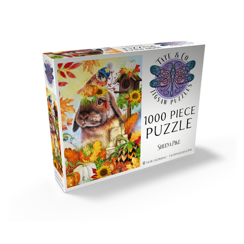 Autumn Greetings Bunny - Sheena Pike 1000 Jigsaw Puzzle box view2