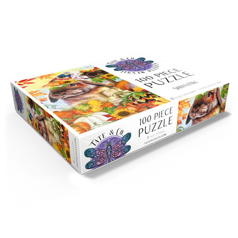 Autumn Greetings Bunny - Sheena Pike 100 Jigsaw Puzzle box view1