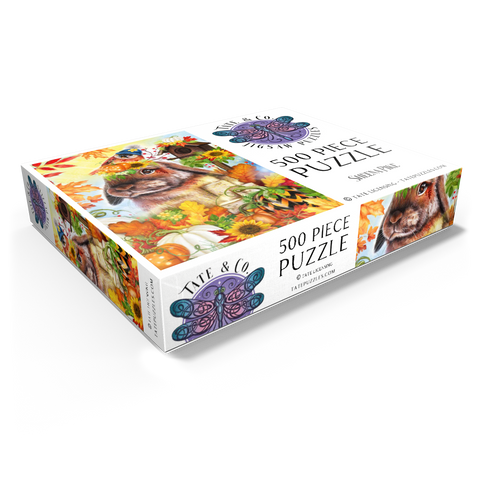 Autumn Greetings Bunny - Sheena Pike 500 Jigsaw Puzzle box view1