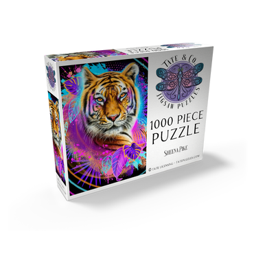 Neon Tiger Animal Spirit - Sheena Pike 1000 Jigsaw Puzzle box view2