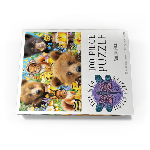Bees and Honey Bears - Sheena Pike 100 Jigsaw Puzzle box view3