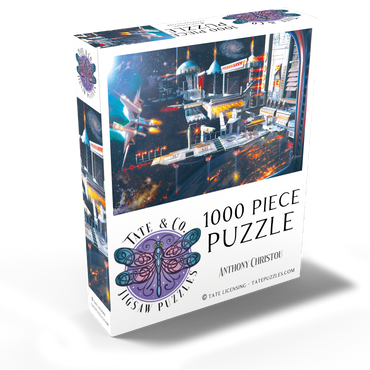 Space Station Landing Bay - Anthony Christou 1000 Jigsaw Puzzle box view2