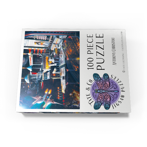 Space Station Landing Bay - Anthony Christou 100 Jigsaw Puzzle box view3