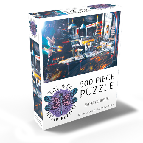 Space Station Landing Bay - Anthony Christou 500 Jigsaw Puzzle box view2