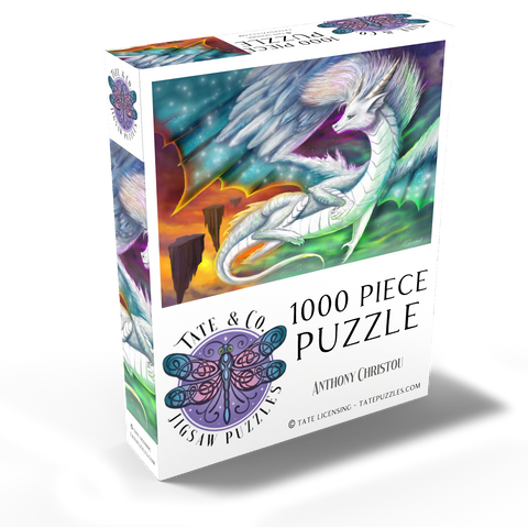 Furry Cute dragon - Anthony Christou 1000 Jigsaw Puzzle box view2