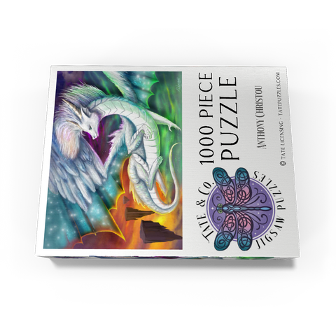 Furry Cute dragon - Anthony Christou 1000 Jigsaw Puzzle box view3