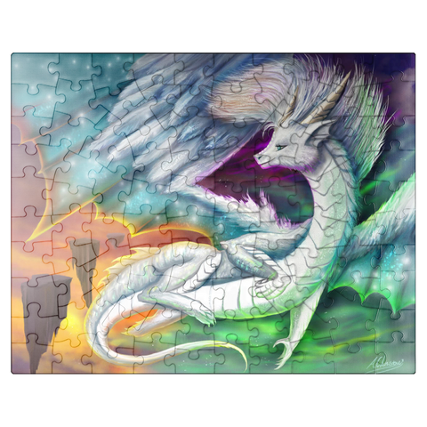 puzzleplate Furry Cute dragon - Anthony Christou 100 Jigsaw Puzzle