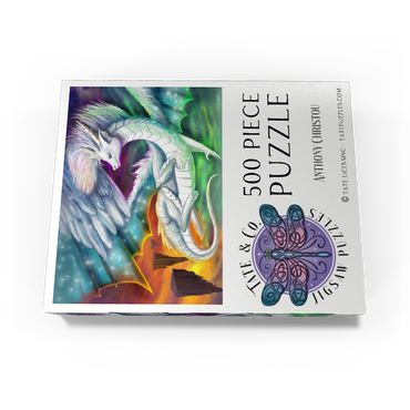 Furry Cute dragon - Anthony Christou 500 Jigsaw Puzzle box view3