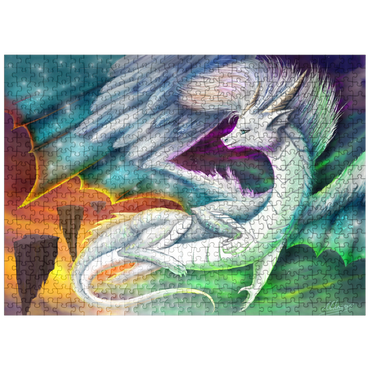 puzzleplate Furry Cute dragon - Anthony Christou 500 Jigsaw Puzzle