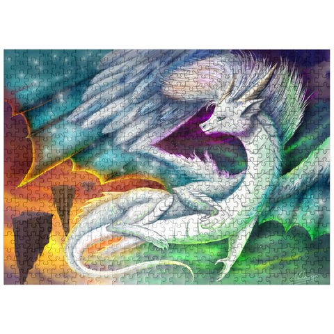 puzzleplate Furry Cute dragon - Anthony Christou 500 Jigsaw Puzzle