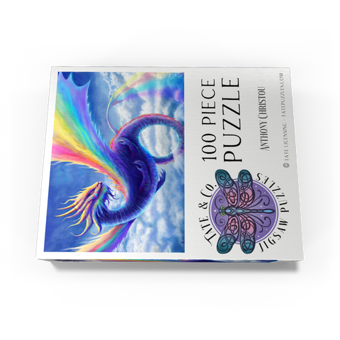 Rainbow Dragon - Anthony Christou 100 Jigsaw Puzzle box view3
