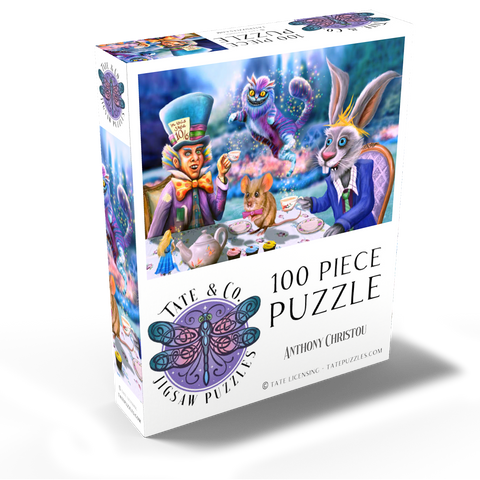 Alice in Wonderland Tea Party - Anthony Christou 100 Jigsaw Puzzle box view2