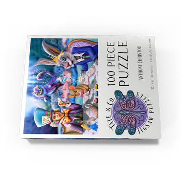 Alice in Wonderland Tea Party - Anthony Christou 100 Jigsaw Puzzle box view3
