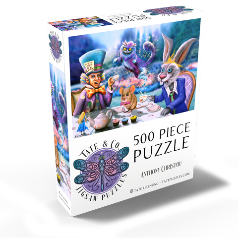 Alice in Wonderland Tea Party - Anthony Christou 500 Jigsaw Puzzle box view2