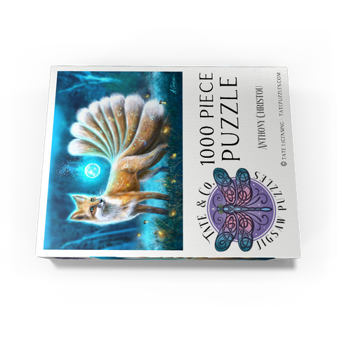 Kitsune Japanese fox -Anthony Christou 1000 Jigsaw Puzzle box view3