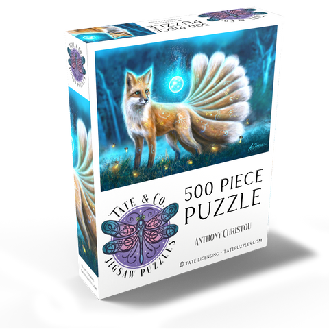 Kitsune Japanese fox -Anthony Christou 500 Jigsaw Puzzle box view2