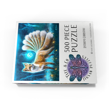 Kitsune Japanese fox -Anthony Christou 500 Jigsaw Puzzle box view3