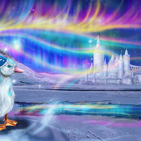 Quacker Jack's Duck Aurora -Anthony Christou 1000 Jigsaw Puzzle 3D Modell