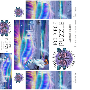 Quacker Jack's Duck Aurora -Anthony Christou 100 Jigsaw Puzzle box 3D Modell