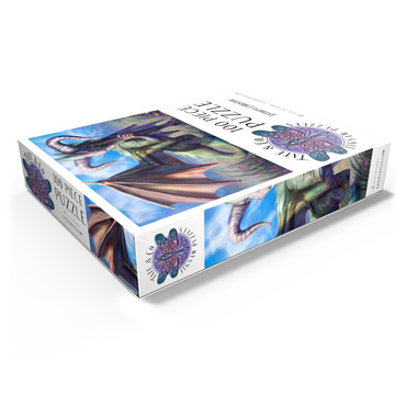 Taurus Dragon Zodiac - Anthony Christou 100 Jigsaw Puzzle box view1