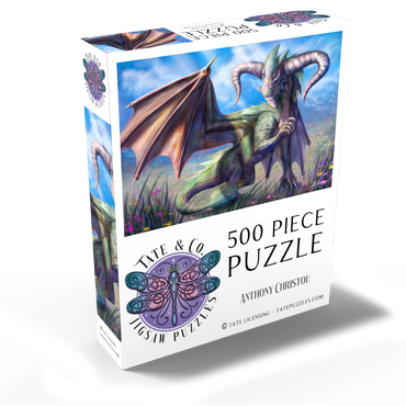 Taurus Dragon Zodiac - Anthony Christou 500 Jigsaw Puzzle box view2
