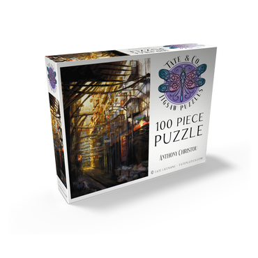 -Kowloon-China Cyberpunk Landscape - Anthony Christou 100 Jigsaw Puzzle box view2