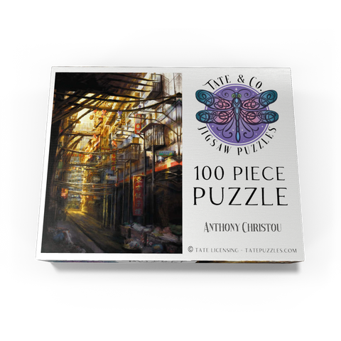 -Kowloon-China Cyberpunk Landscape - Anthony Christou 100 Jigsaw Puzzle box view3