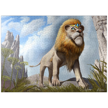 puzzleplate Lions Pride - Anthony Christou 1000 Jigsaw Puzzle