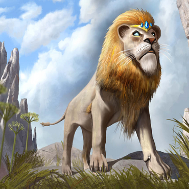 Lions Pride - Anthony Christou 100 Jigsaw Puzzle 3D Modell