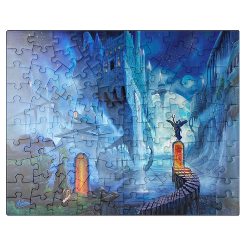 puzzleplate Ocean Dreamscape Nerostrios Landscape -Anthony Christou 100 Jigsaw Puzzle