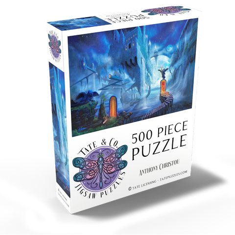 Ocean Dreamscape Nerostrios Landscape -Anthony Christou 500 Jigsaw Puzzle box view2