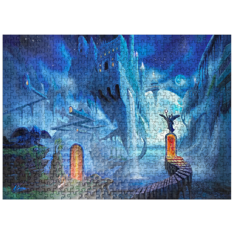 puzzleplate Ocean Dreamscape Nerostrios Landscape -Anthony Christou 500 Jigsaw Puzzle