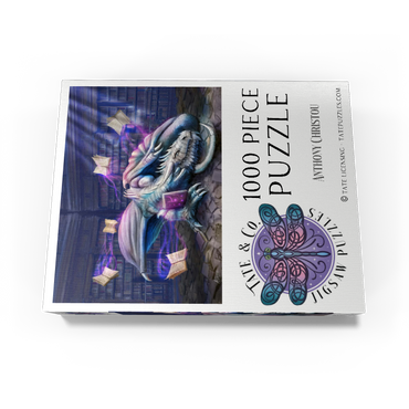 Helios Library Dragon - Anthony Christou 1000 Jigsaw Puzzle box view3