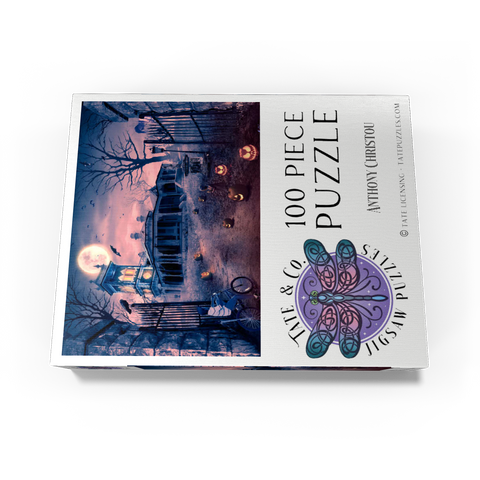 Halloween Horror Manor of Madness Haunted House - Anthony Christou 100 Jigsaw Puzzle box view3