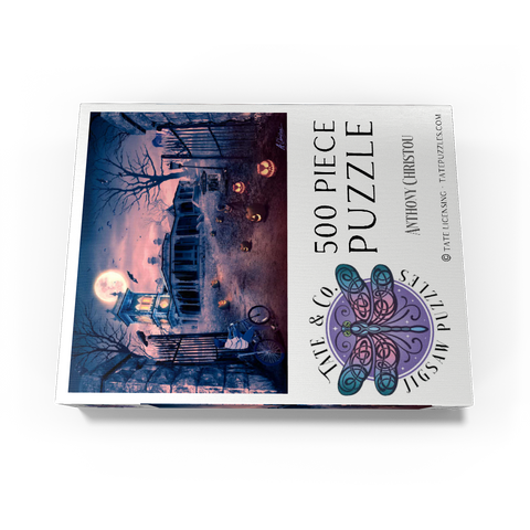 Halloween Horror Manor of Madness Haunted House - Anthony Christou 500 Jigsaw Puzzle box view3