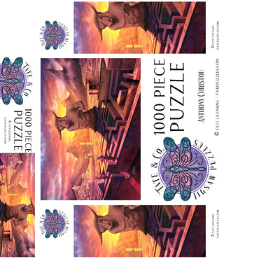 Greek Labyrinth of Alithiiria Mythology -Anthony Christou 1000 Jigsaw Puzzle box 3D Modell