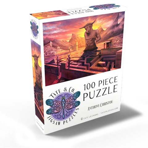 Greek Labyrinth of Alithiiria Mythology -Anthony Christou 100 Jigsaw Puzzle box view2