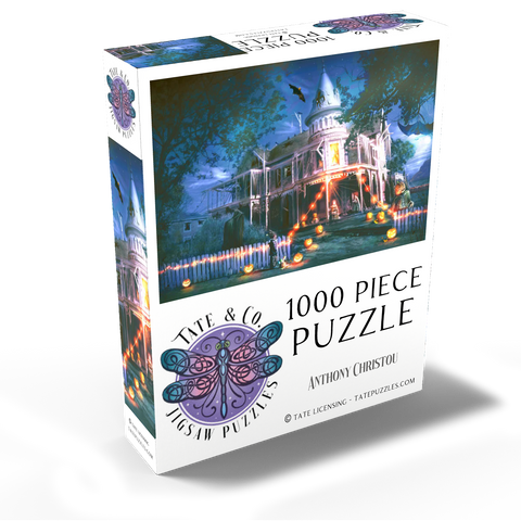Halloween Haunted House - Anthony Christou 1000 Jigsaw Puzzle box view2